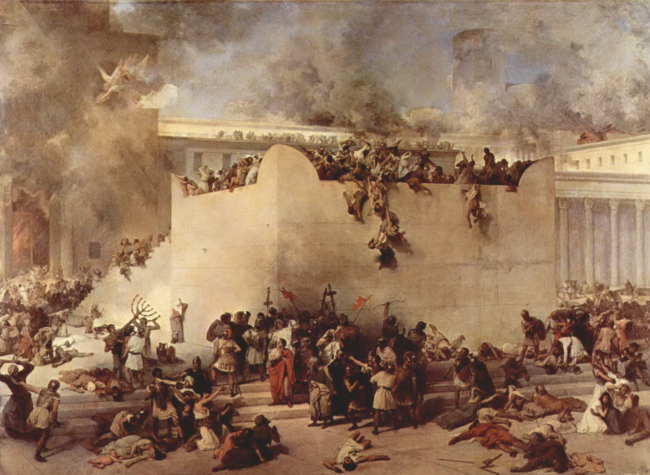 Франческо Хайес, Разрушение Иерусалимского храма