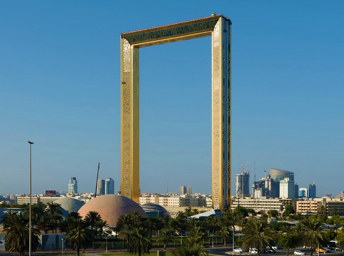 Открытие Dubai Frame, новой смотровой площадки